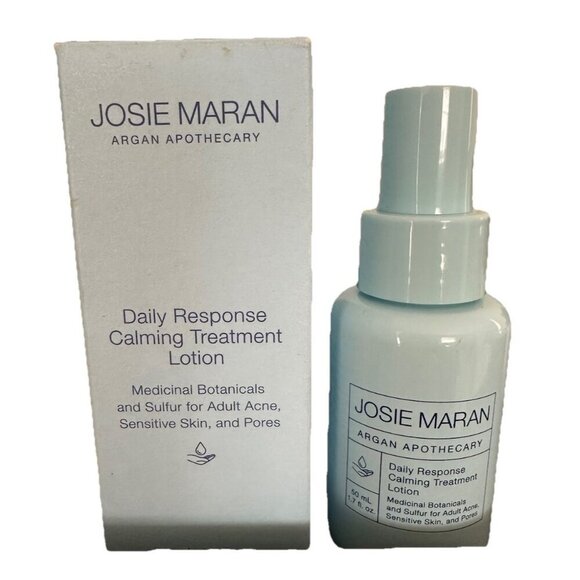 JOSIE MARAN ❤️ Argan Apothecary Daily Response Calming Treatment Lotion 1.7oz - Picture 1 of 4